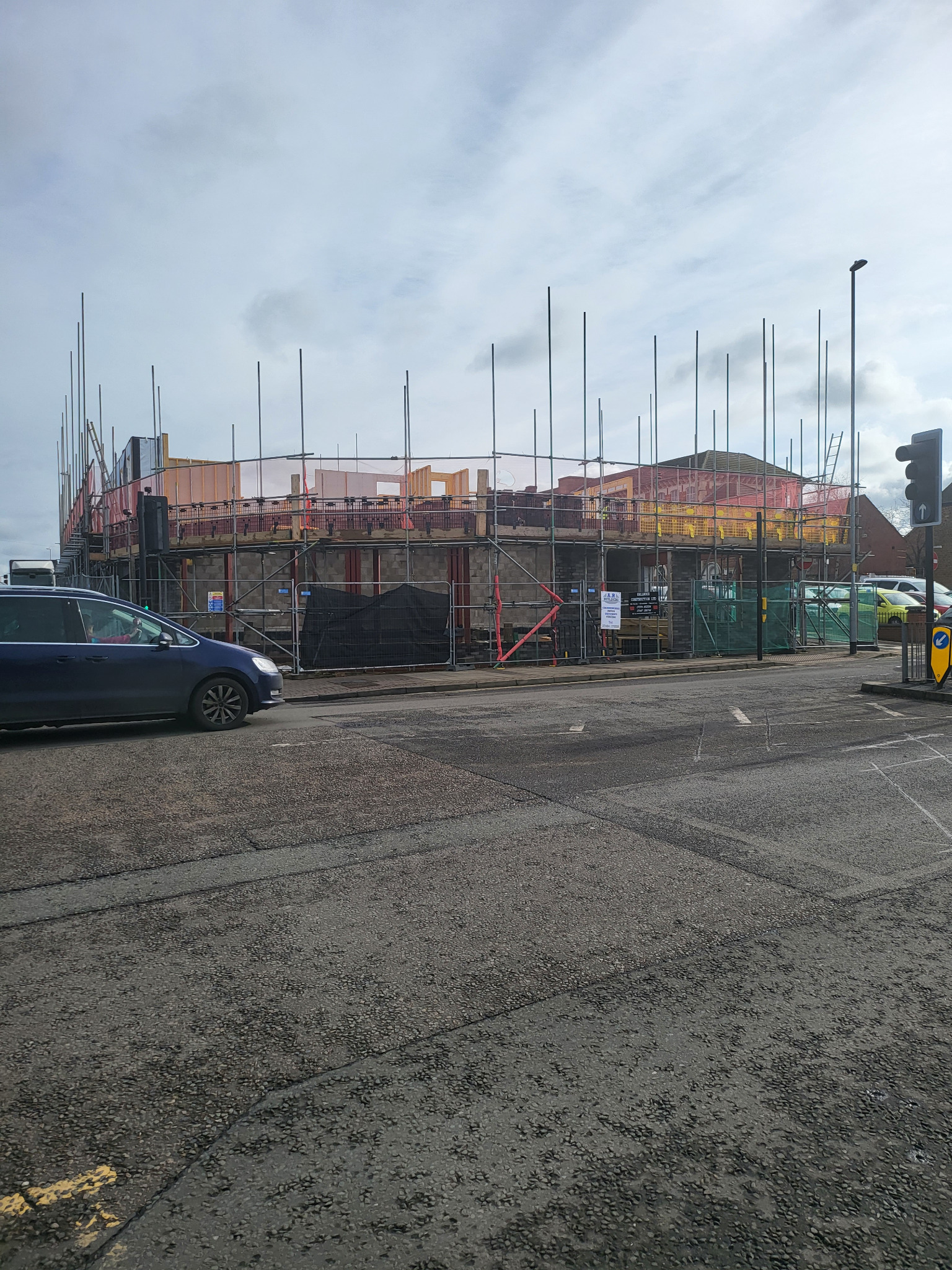 Residential structure under construction at Kettering